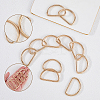 20Pcs Iron D Rings IFIN-SP0001-21B-LG-4