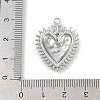 304 Stainless Steel Pendants STAS-P390-02E-P-3