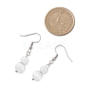 Round Gemstone Dangle Earrings EJEW-JE06781-4
