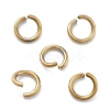Ion Plating(IP) 304 Stainless Steel Open Jump Rings STAS-M081-01G-08-1