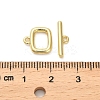 Brass Toggle Clasps KK-M314-07G-2