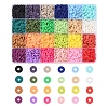 3600Pcs 24 Colors Handmade Polymer Clay Beads CLAY-YW0001-11A-1