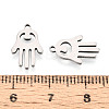 Tarnish Resistant Religion 201 Stainless Steel Charms STAS-N092-29-3