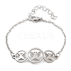 Non-Tarnish Stainless Steel Cable Chain Link Bracelets for Women Men LS-STAS-Z061-01P-12-1