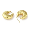 Ion Plating(IP) 304 Stainless Steel Hoop Earrings for Women STAS-I304-07G-2