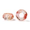 Two Tone Glass European Beads GDA009-1-2