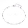 Tarnish Resistant 304 Stainless Steel Cable Chain Anklets LS-AJEW-P069-03P-1