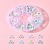 320Pcs 8 Colors Opaque Acrylic Beads FIND-FS0002-84-9