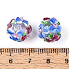 Handmade Lampwork Beads Strands LAMP-N021-015A-14-3