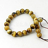 Natural Tiger Eye Beads Strands G-G099-12mm-9-2