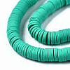 Handmade Polymer Clay Beads Strands CLAY-R089-8mm-141-2