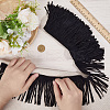 1Pc Suede Fabric Tassels Ribbon OCOR-GF0005-60A-01-3