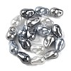 Electroplated Glass Beads Strands GL-CBA89C7-01D-3