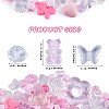 150 Pieces Random Rose Acrylic Beads Bear Pastel Spacer Beads Butterfly Loose Beads for Jewelry Keychain Phone Lanyard Making JX543C-2