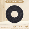 2Pcs Round Ring Imitation Leather Chandelier Base FIND-CN0002-09A-5