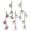 Lily of the Valley Acrylic & Glass Pendant Decorations HJEW-JM02419-1