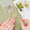 54Pcs 9 Style Brass Beads KK-AR0002-50-3