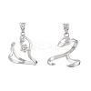 2Pcs 2 Styles Brass Pendant Cabochon Settings KK-HS0001-20P-1