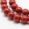Natural Red Jasper Beads Strands G-E375-8mm-02-1