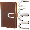 30Pcs Zinc Alloy Cover U Shaped Buckles FIND-CP0003-24-1