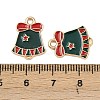 Christmas Alloy Enamel Pendants FIND-I067-02KCG-04A-3