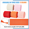 BENECREAT 10M 5 Colors Polyester Flat Elastic Rubber Band EC-BC0001-49A-2