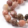 Natural Plum Blossom Jasper Beads Strands G-G990-F16-4
