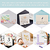 36Pcs 3 Colors Carbon Steel Place Card Holders AJEW-OC0002-29-6