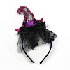 Halloween Theme Lace Hair Bands for Girls Women Party Decoration HAWE-PW0001-205C-1
