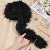 1M Acrylic Fiber Faux Fur Ribbon OCOR-BC0009-20B-3