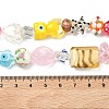 Handmade Mixed Styles Lampwork & Glass Beads LAMP-G170-03-5