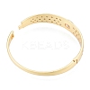 Cubic Zirconia Oval Hinged Bangle BJEW-G651-10G-04-5