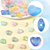 360Pcs 11 Colors Frosted Transparent Acrylic Beads OACR-FS0002-30-2