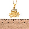 304 Stainless Steel Crystal Rhinestone Skull Pendant Necklaces LS-NJEW-Z057-03C-G-5