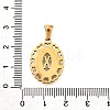 Golden 304 Stainless Steel Pendants STAS-K300-02G-X-3