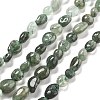 Natural Green Rutilated Quartz Beads Strands G-C179-F07-02-1