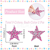 10Pcs 5 Colors Star Hotfix Rhinestone DIY-GF0009-02-2