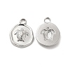 Non-Tarnish 304 Stainless Steel Pendants STAS-B032-14P-1