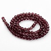 Transparent Glass Bead Strands X-GLAA-G013-6mm-59-2