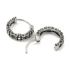 316 Surgical Stainless Steel Hoop Earrings EJEW-D096-09D-AS-2