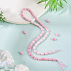 1Strand Anti-Tarnish Electroplate Glass Beads Strands GLAA-TA0003-99A-4