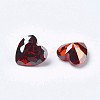Cubic Zirconia Pointed Back Cabochons ZIRC-WH0001-C12-2