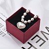 Ion Plating(IP) 304 Stainless Steel Charm Bracelets for Women BJEW-P345-04G-3