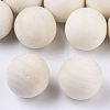 Natural Wooden Round Ball WOOD-T014-40mm-1