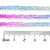 Transparent Painted Glass Beads Strands LS-DGLA-A034-T2mm-A14-3