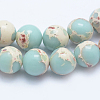 Synthetic Imperial Jasper Beads Strands X-G-F531-4mm-H03-3