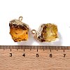 Gradient Color Resin Imitation Gemstone Resin Irregular Pendants LS-RESI-U001-02A-3