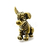 Brass Dog Figurine Statue for Living Room Table Home Decoration DJEW-Q008-06AB-1