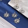 Tibetan Style Alloy Pendants TIBEP-LF9244YKG-AS-FF-4