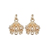 Brass Micro Pave Cubic Zirconia Multi-Strand Links LS-KK-B133-06G-02-1
